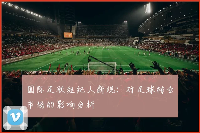 国际足联经纪人新规:对足球转会市场的影响分析